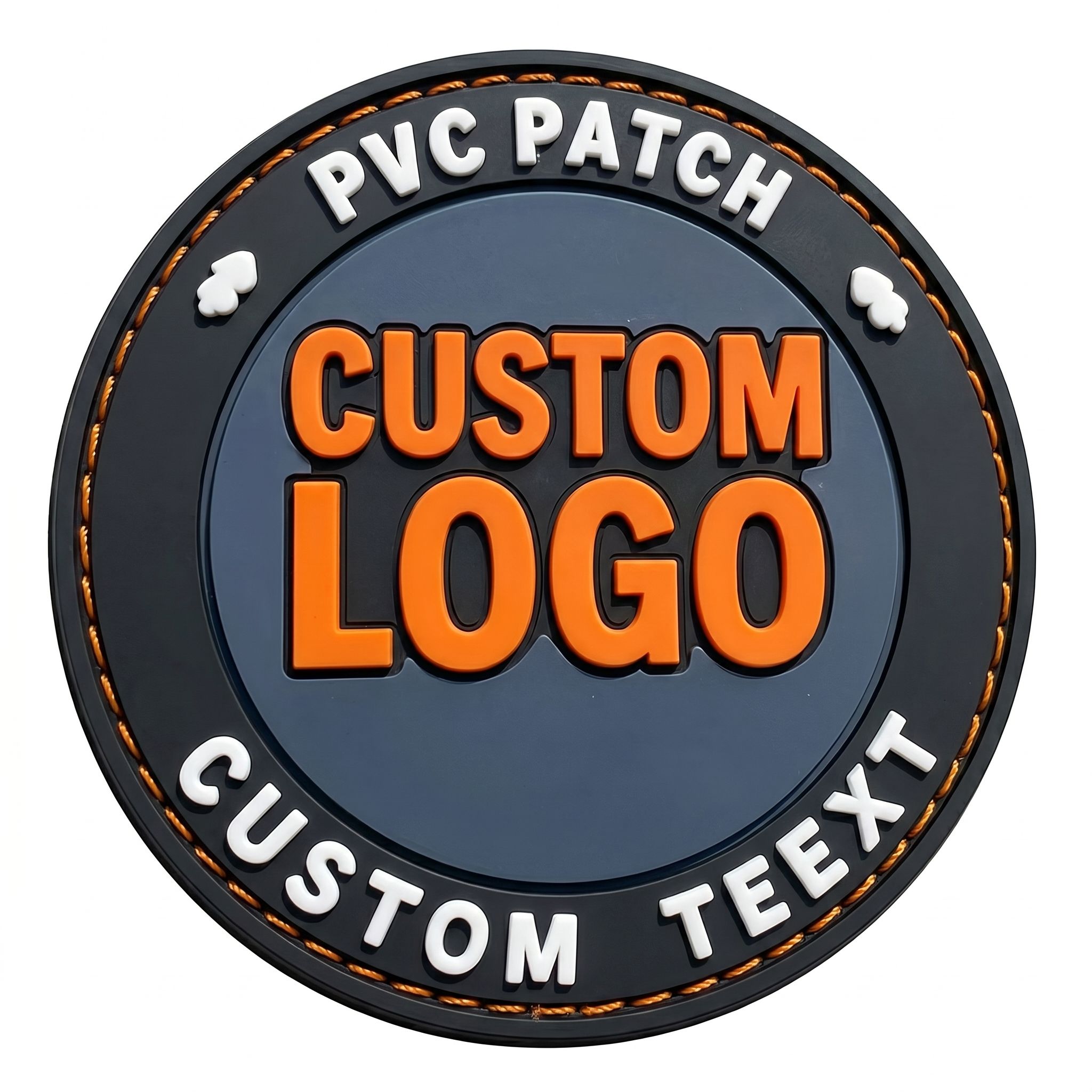Custom 3D Raised Embossed PVC  - Streetwear Brand Label recension och pris