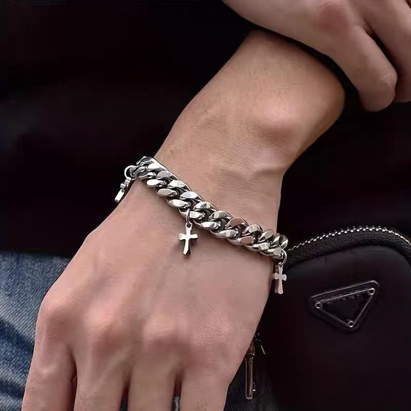 Cross Border Hit: Cuban Link B - Streetwear Brand Jewelry recension och pris