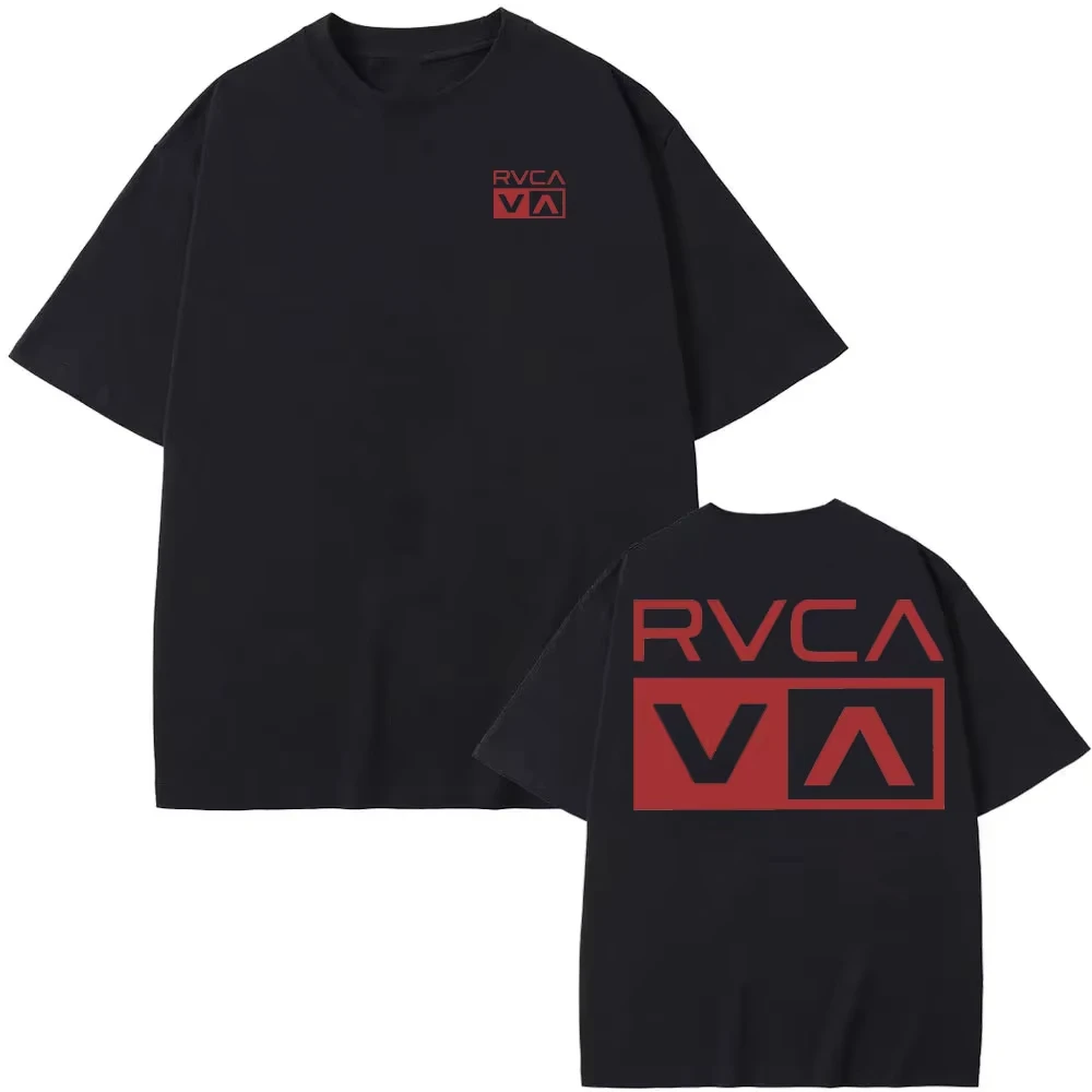 RVCA T Shirt Black Tee Summer  - Streetwear Brand For Men recension och pris